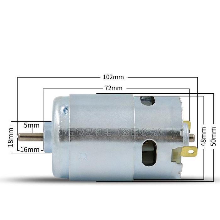 Dinamo Motor 895 Low, Medium and High SPEED DC 12V-24V - LOW SPEED