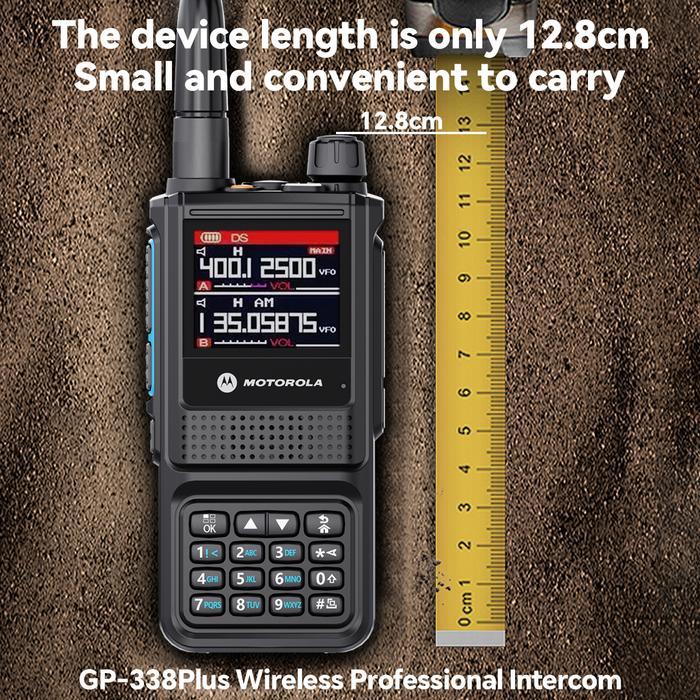 HT Motorola GP338 Plus Walkie talkie GP-338 Plus radio 15W anti-air jarak jauh 20km