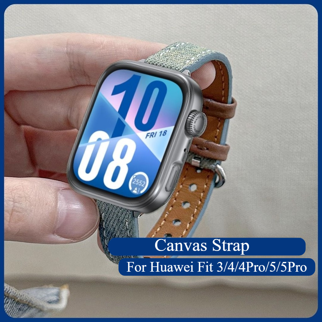 Canvas Strap For Huawei Fit 3 Huawei Fit 4  Huawei Fit 4 Pro Huawei Fit 5 Huawei Fit 5 Pro
