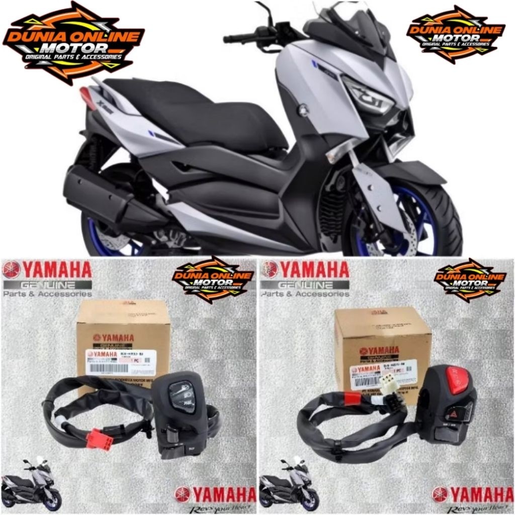 HOLDER SAKLAR KANAN KIRI XMAX X-MAX 250 V1 OLD PART ASLI 100% ORIGINAL YAMAHA B74-H3973-00 B74-H3963