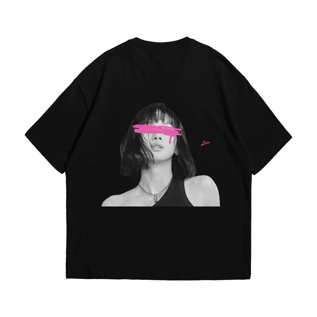 Tshirt KPOP - UNISEX - Tshirt BLACKPINK Kaos Kpop   LISA –