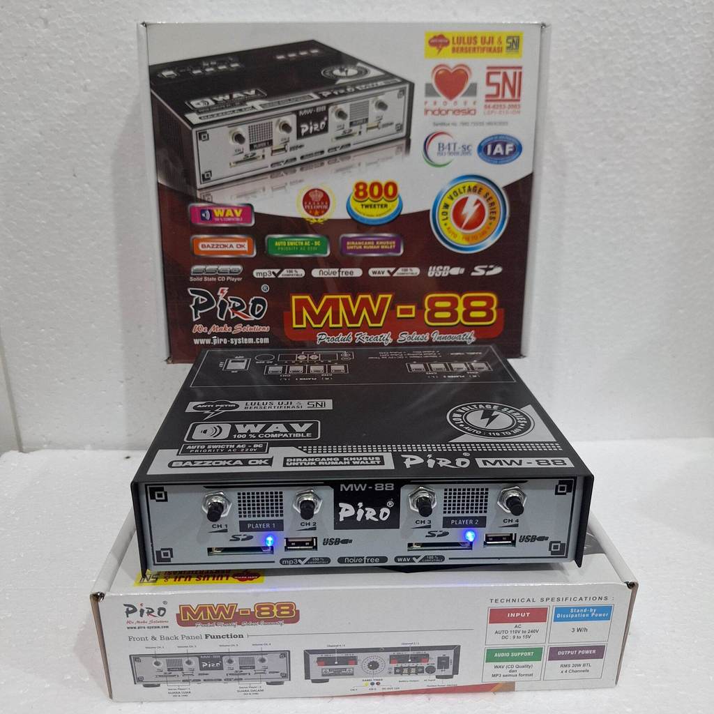Ampli Walet MW 88 Anti Petir Amplifier Walet Piro MW 88 MW88