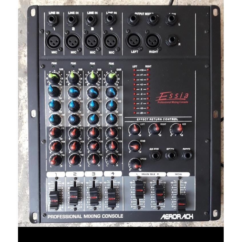 mixer audio 4 channel sound system karaoke