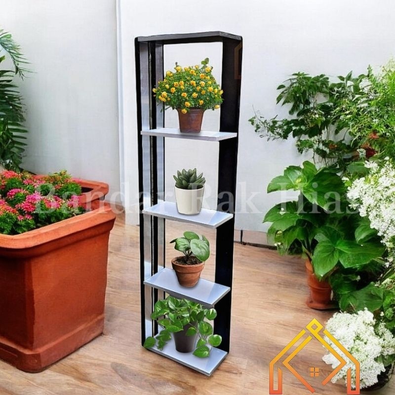 RAK LANTAI 5 TINGKAT KODE RKA105 - RAK POT BUNGA MINIMALIS