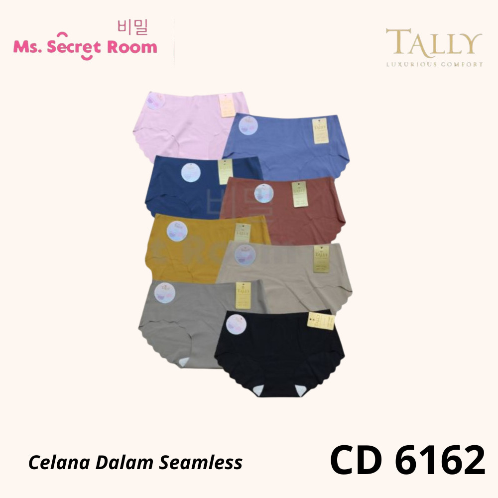TALLY CD 6162  CELANA DALAM SEAMLESS | FREE SIZE | FIT XL | BAHAN SEAMLESS
