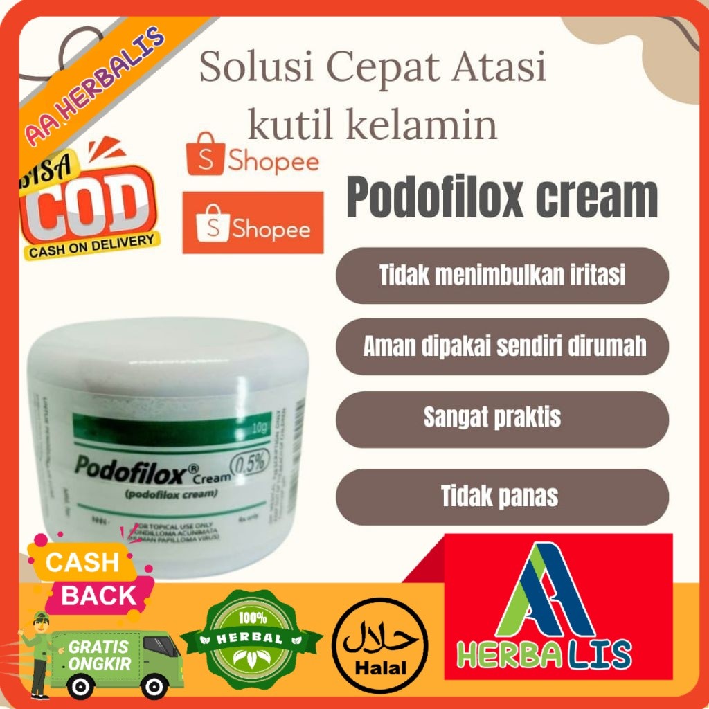 Podofilox Gel 10g Salep Obat Perontok kutil Obat penghilang Kutil Obat perontok tahi lalat Podofilox