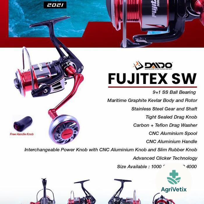 Reel Fujitex SW 1000 2000 4000 Power Handle Bonus Knob - 1000