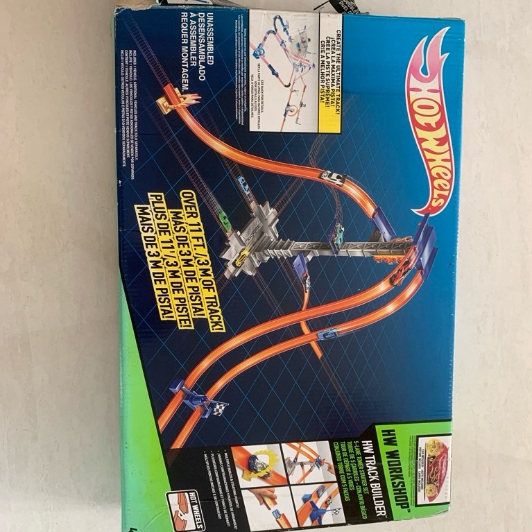 PRELOVED HOTWHEELS mainan second bekas hot wheels track builder ori