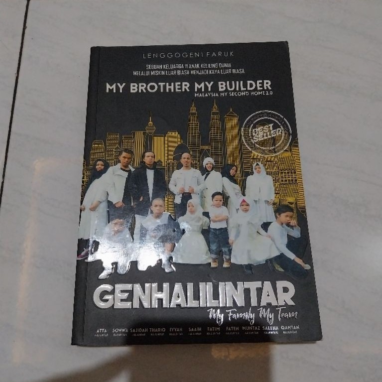 [PRELOVED] BUKU MY BROTHER MY BUILDER GEN HALILINTAR