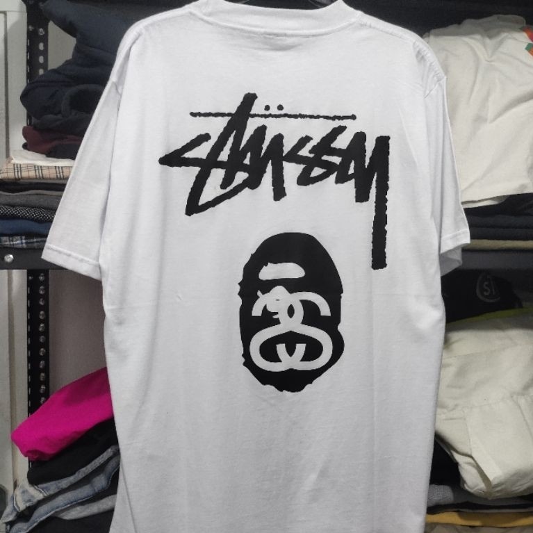 Stussy x bape T shirt second