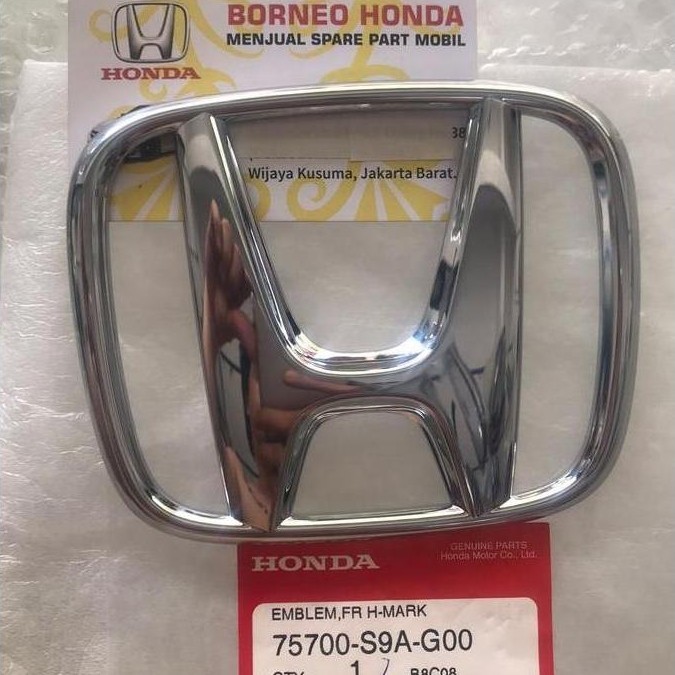 Logo Emblem Center Stiker Depan Front Grille Tulisan H Mobil Honda New Accord Cm 5 Crv Rd Gen 2 K20 