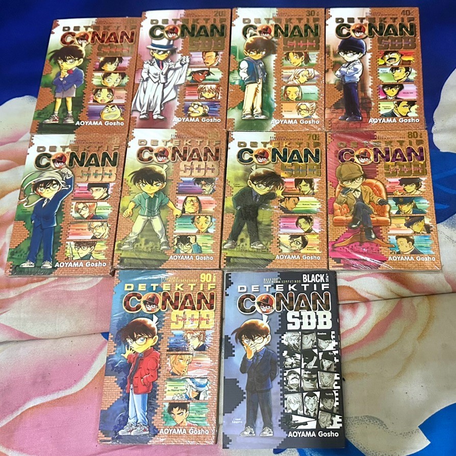 Komik SDB Conan 10 20 30 40 50 60 70 80 90 + SDB Black