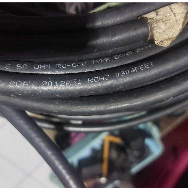 KABEL RG8 BELDEN CABLE COAX RG8 BELDEN 9913 IMPEDANSI 50 OHM RG8 BELDEN 9913 FULL TEMBAGA PANJANG 29
