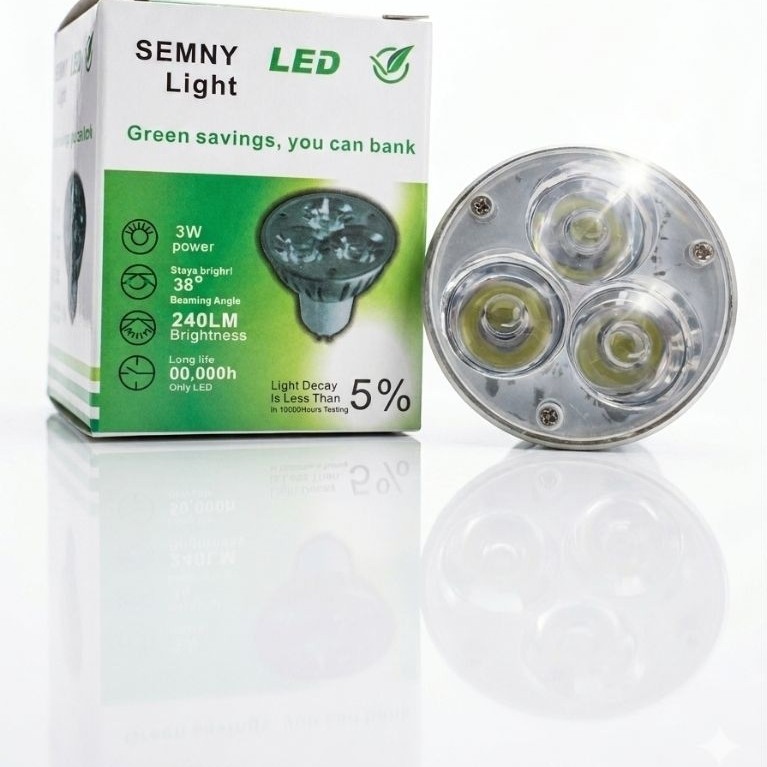 Lampu Sorot (Spotlight) Semny LED 3W