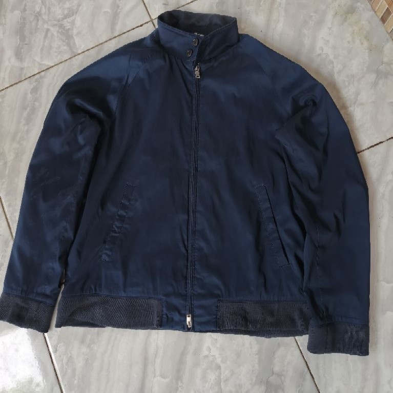 Harrington Uniqlo Biru Tua