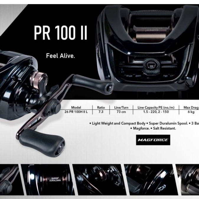 Reel BC Daiwa PR II 100HL 2026