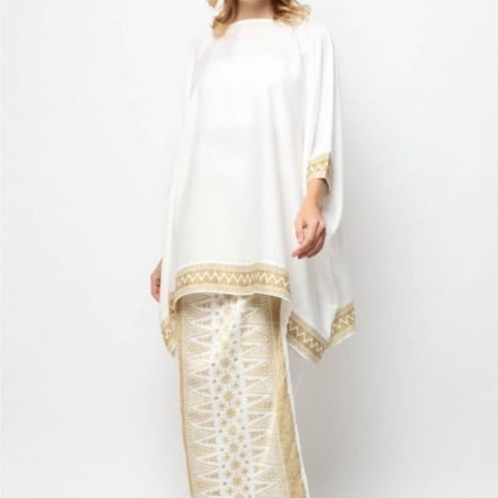 Kebaya Putih | Kebaya White Gold | Kebaya Premium | Kebaya Wisuda | Kebaya Modern | Kebaya Wanita | 