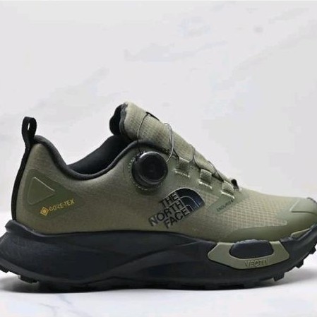 Sepatu Trail Running The North Face Vectiv Enduris 4 GoreTex Olive/Black - Usop Store ID