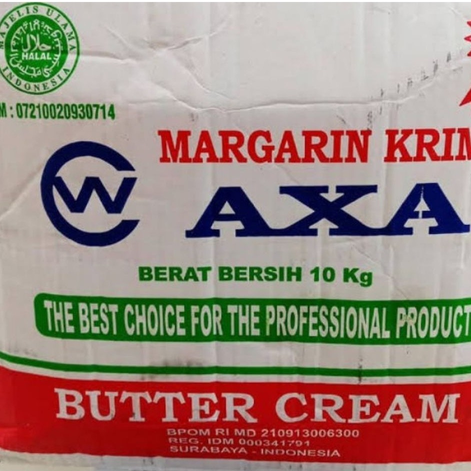 margarin krim/ butter cream axa 10kg.