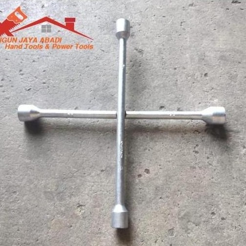 KUNCI RODA MOBIL PALANG BAN MOBIL 4 WAY LUG WRENCH CROSS 17-19-21-23MM BEST QUALITY