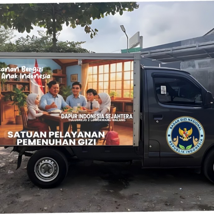sticker mobil MBG MAKAN GRATIS