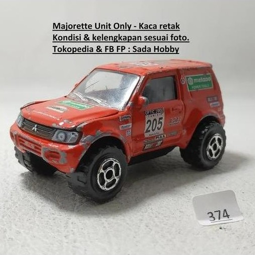 DIECAST MAJORETTE MITSUBISHI PAJERO RALLY UNIT ONLY CADATOYS