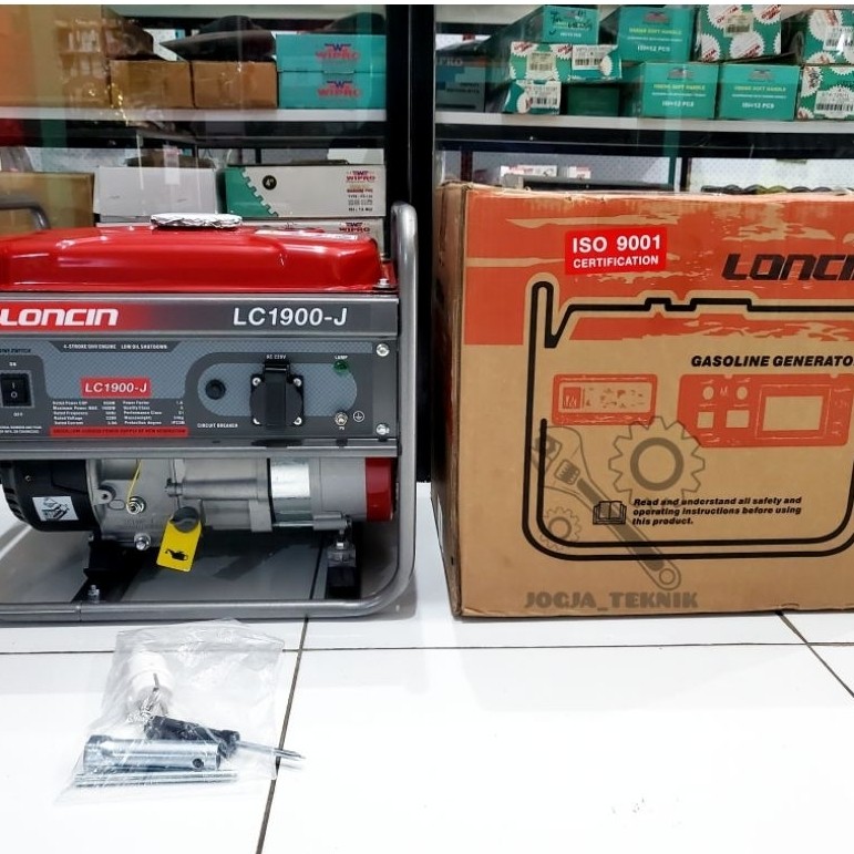 Loncin Genset Generator Listrik 1000Watt Bensin LC1900 ORIGINAL