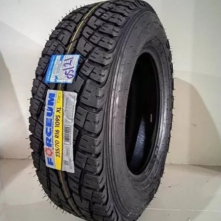 Ban mobil semi offroad ukuran 235 70 R16 FORCEUM A/TZ Ban tubles Ring 16 A/T
