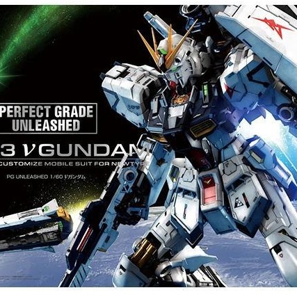 PG UNLEASHED RX 93 NU GUNDAM BANDAI ORIGINAL