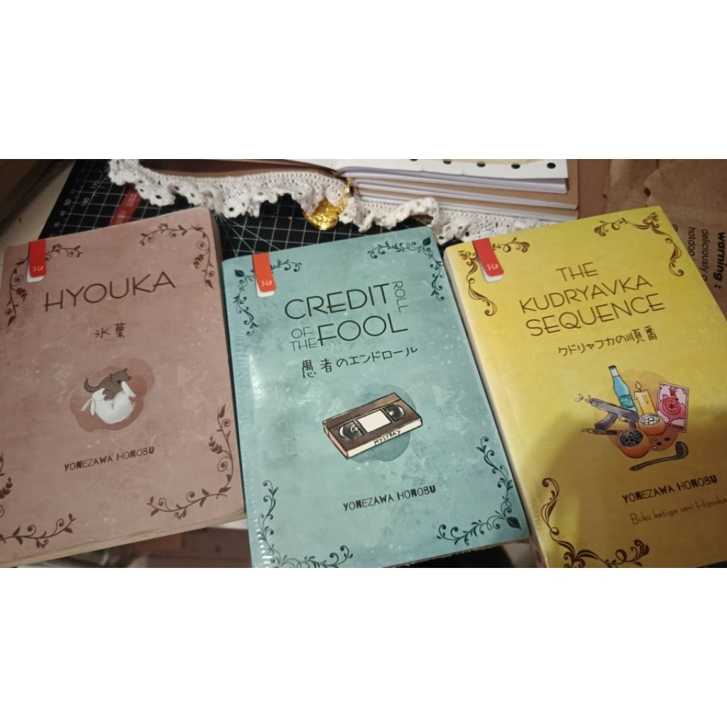 TAKE ALL PRELOVED hyouka seri 1 2 dan 3 credit roll of the fool the kudryavka sequence yonezawa hono