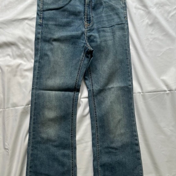 Stradivarius cropped flare jeans