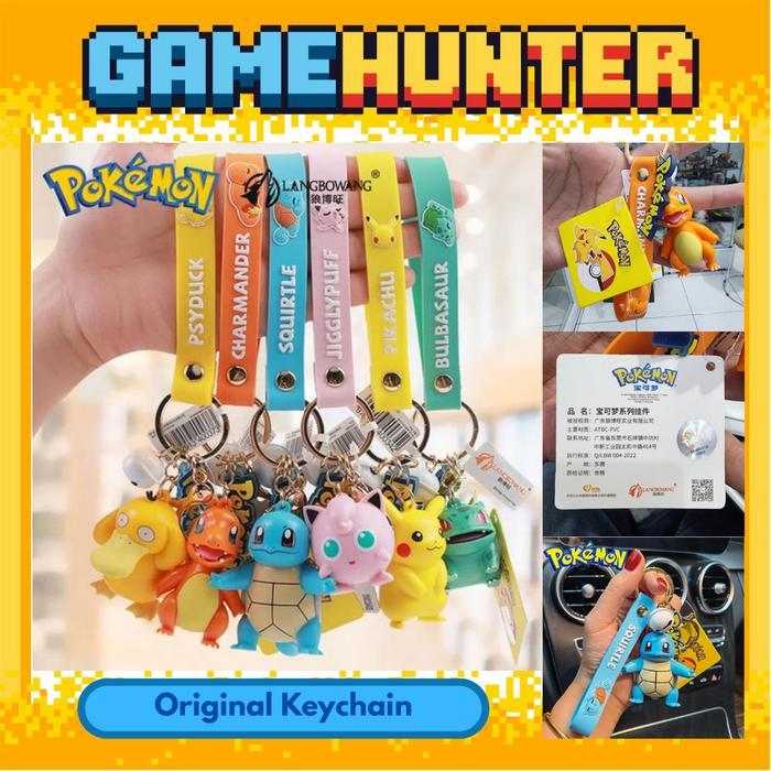 PROMO Pokemon Official Keychain / Gantungan Kunci Pokemon Licensed - Jigglypuff