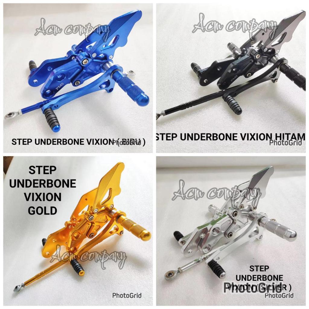 Underbone Underbon Step FULL CNC  PNP VIXION OLD NEW - XABRE - R15 V1 V2