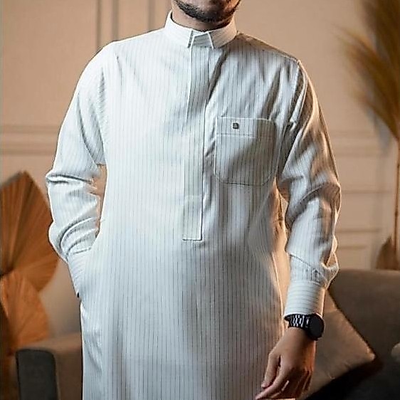 Terbaru Gamis / Jubah Pria Thobe Salur Original Annun