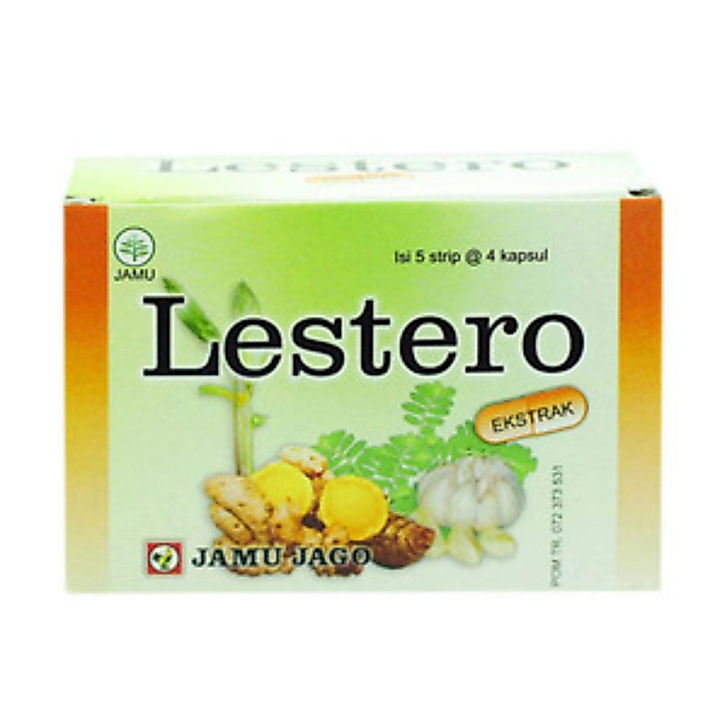 Kapsul Lestero- Obat Herbal Mengobati & Menurunkan Kadar Lemak Darah & Kolesterol ORIGINAL 100%
