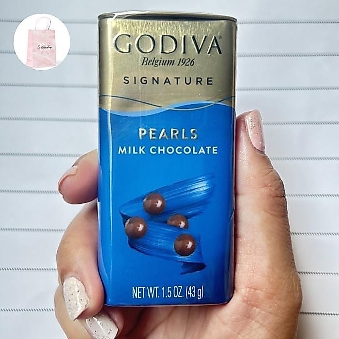 DISKON GODIVA MILK CHOCOLATE PEARLS / COKELAT GODIVA PEARLS - COKLAT IMPOR