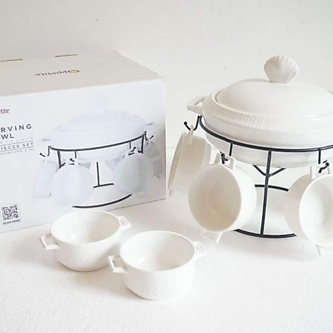 INFORMA OPPETITE SERVING BOWL/INFORMA OPPETITE BOWL SET WITH RACK/INFORMA OPPETITE MANGKOK SET