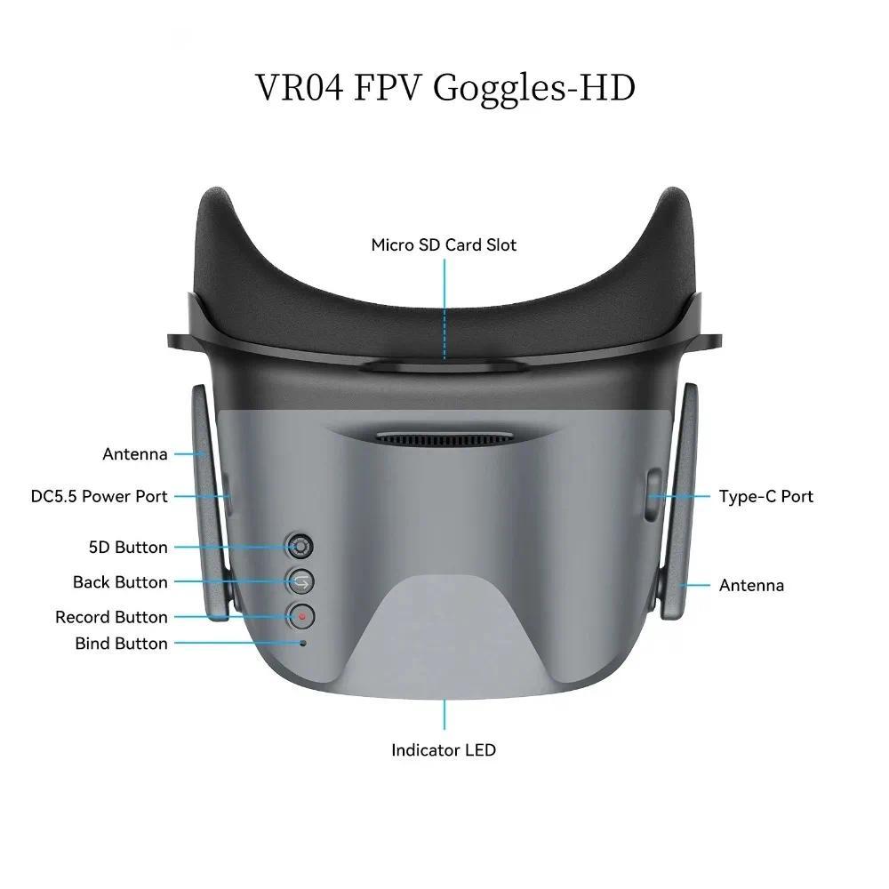 BETAFPV VR04 HD FPV Goggles - 2026NEW Version for Aquila20 Drone