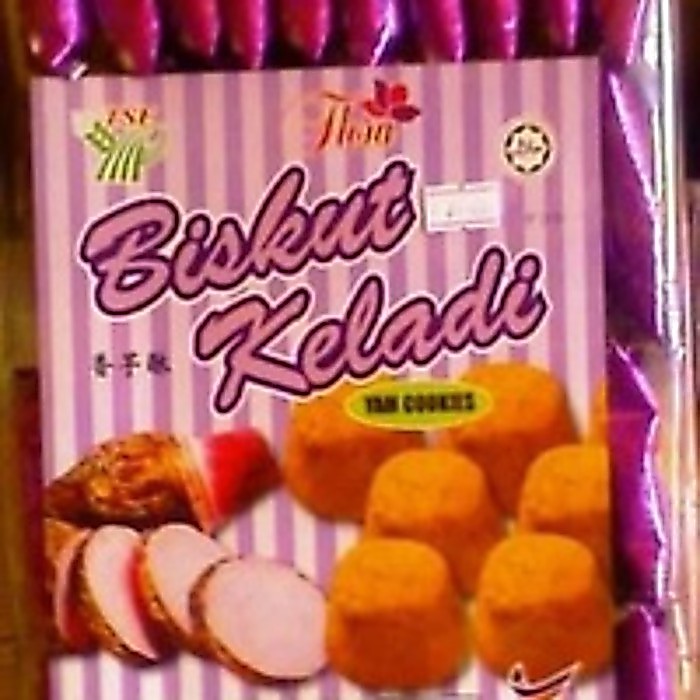 Biskut Keladi Biskuit Vegetarian Gurih dan Halal Yam Cookies Flora 30