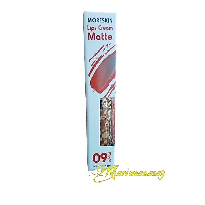 Moreskin lip matte 09 nasa ori, lipstik matte lc 09