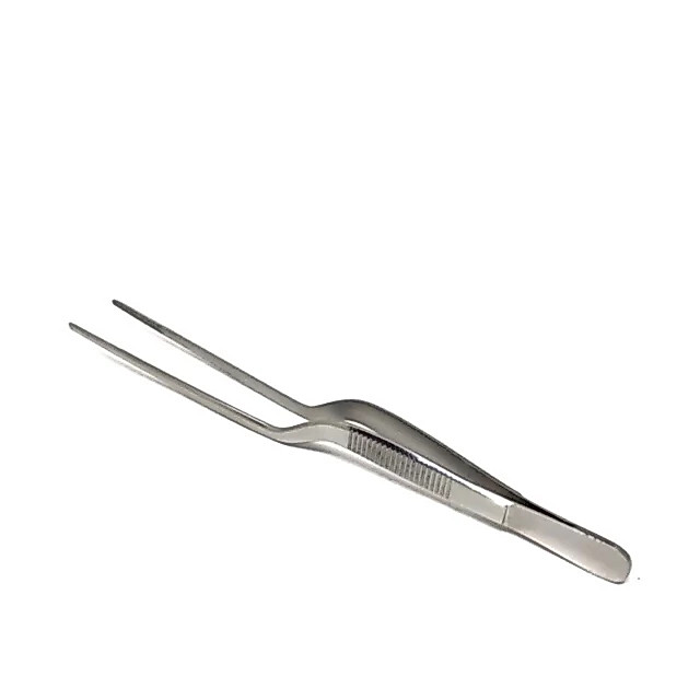 16 cm Offset Aksara Tweezer / Chef Tweezer/ Kitchen Tweezer / Aksara Tools / Aksara Tweeze / Pinset