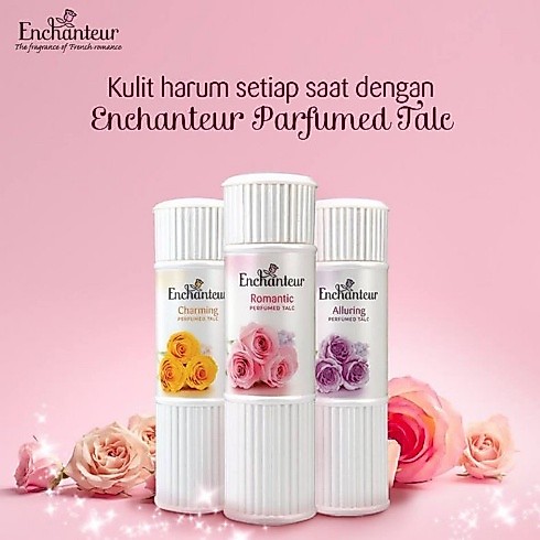 Enchanteur Perfumed Talc Charming - Bedak Enchanteur 50GR