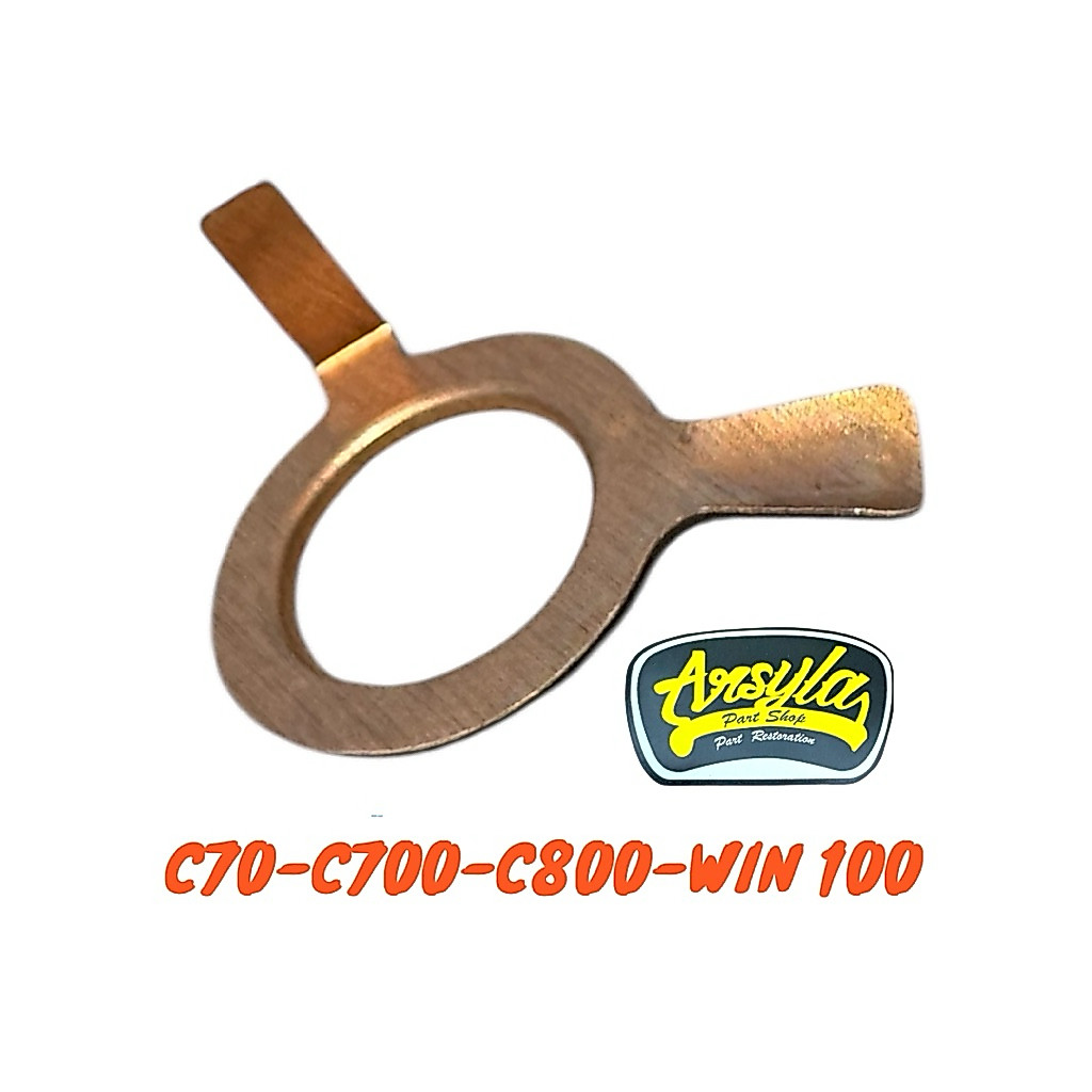 Plat Ring Tembaga Swit swicth Netral Kiri Honda C70 C 70 C700 C 700 C800 WIN100 Win 100 35753-035-66