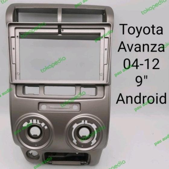 frame head unit android 9inch avanza 2004-2012