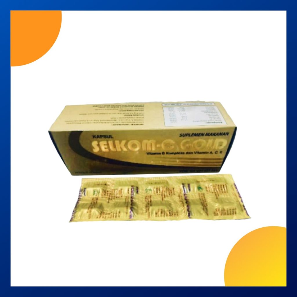 Selkom C Gold Strip 10 Kapsul