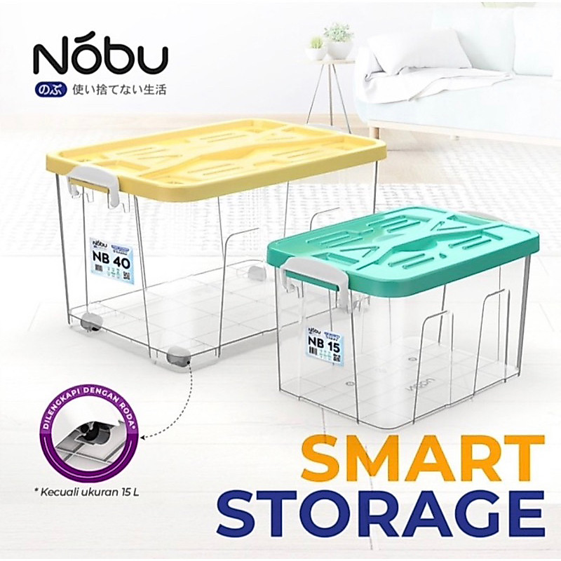 NOBU Container Box Clear / Container Box Transparan
