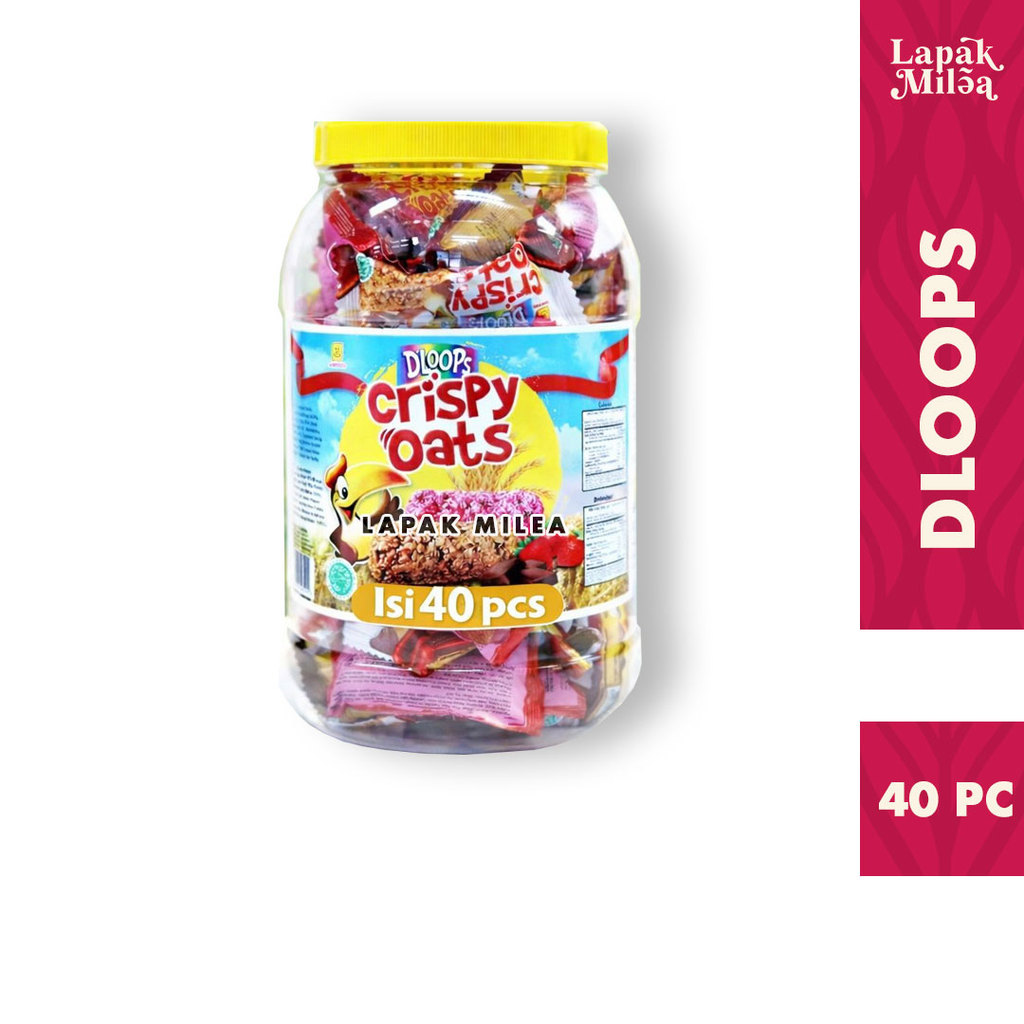 Dloops Oat Crispy Mix Varian Toples Isi 40pc