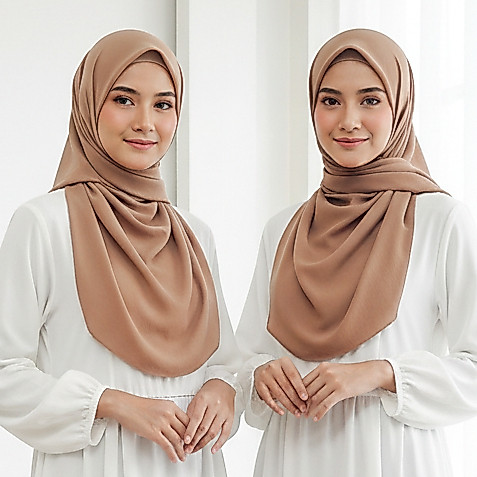 Hanin Hijab Segiempat Instant Crinkle Airflow