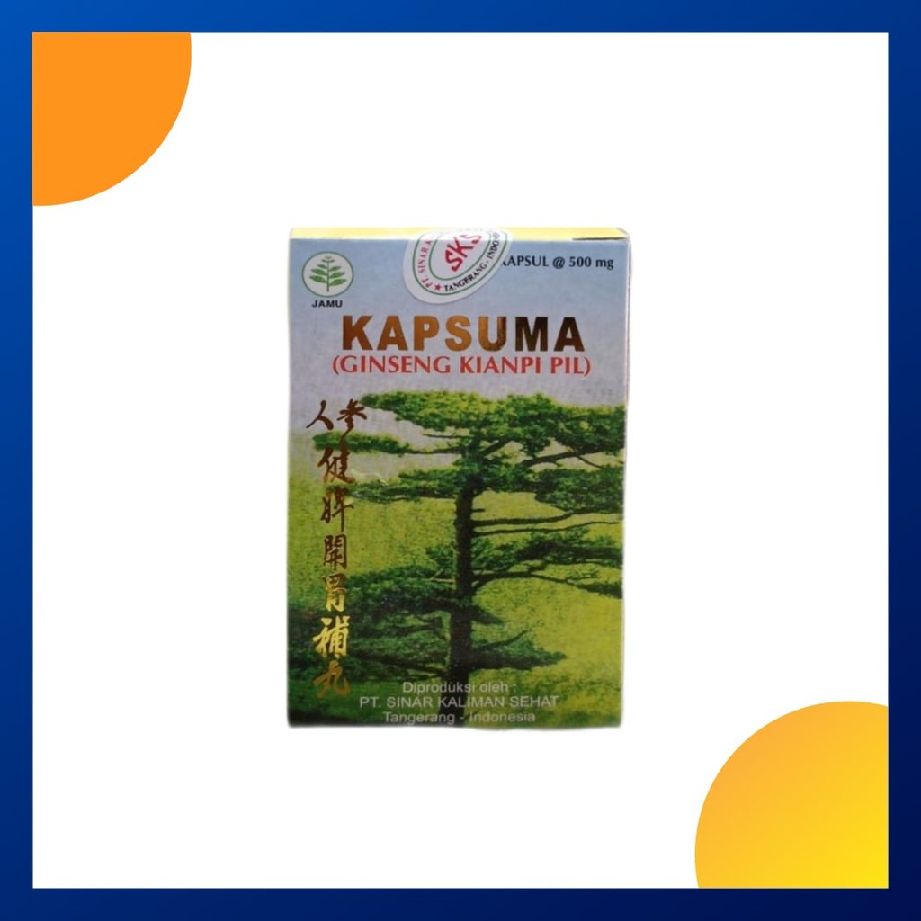 Kapsuma Ginseng Kianpi Pil Botol 60 Kapsul