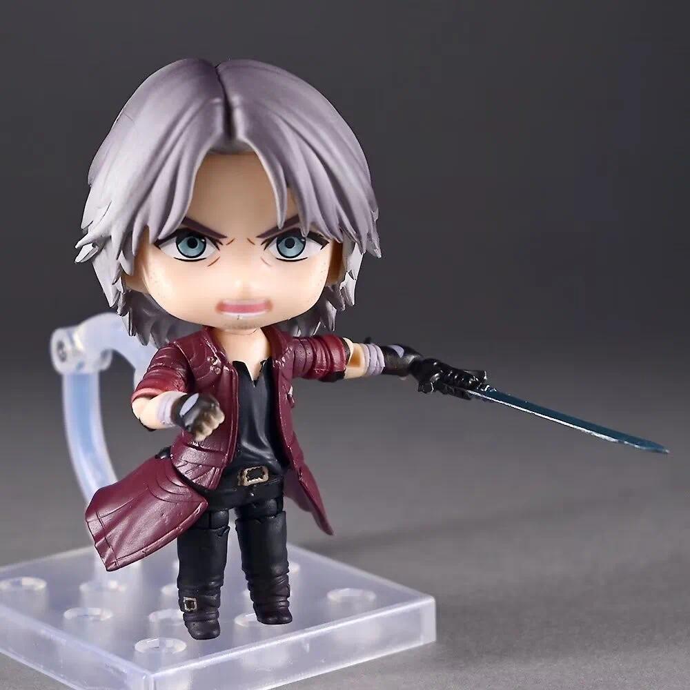 Q Version Nendoroid 1233# Dante Figure Devil Series Movable Face-Changing Doll Collectible Model Des